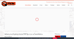 Desktop Screenshot of pkm-swierklaniec.pl