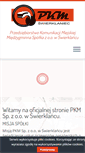 Mobile Screenshot of pkm-swierklaniec.pl